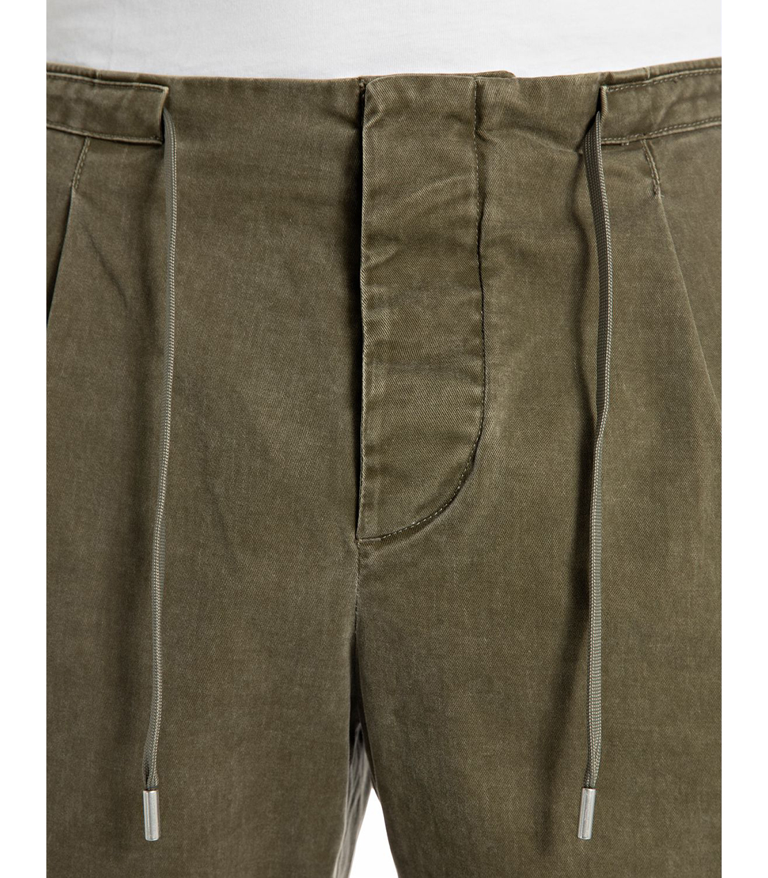 リラックステーパード コットンツイルジョグパンツ 詳細画像 マッドブラウン 4